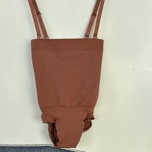 SKIMS Chocolate Kids One Piece Bodysuit